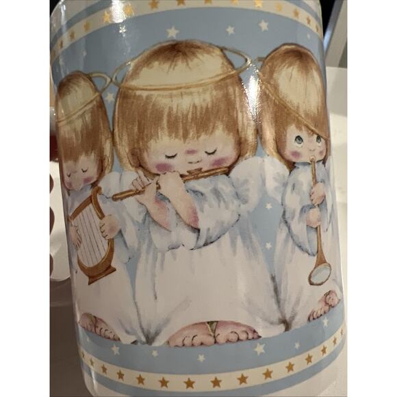 Set of 2 - Gourmet Gifts From Hallmark - Musical Angels Coffee Cups / Mug 8oz. - Picture 2 of 5